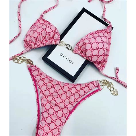 gucci snake bathing suit|Gucci bathing suit 2 piece.